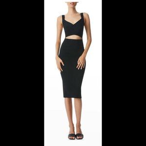Alice & Olivia Midriff Cutout Dress